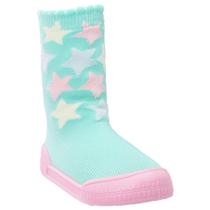 Pimpolho Meia com Sola Cano Alto Estrelas Pimpolho Meia com Sola Cano Alto Estrelas