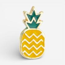 Pin Abacaxi Ouro Resinado Pin Abacaxi Ouro Resinado