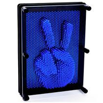 Pin Art Toy Sharkwill 3D Blue Plastic Pin Art Palm Board