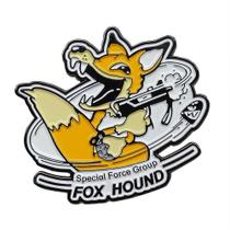 Pin Badge Fanattik Metal Gear Solid Edição Limitada FOXHOUND Pin Badge Fanattik Metal Gear Solid Edição Limitada FOXHOUND