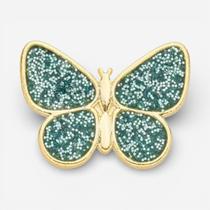 Pin Borboleta Azul Glitter