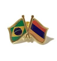 Pin Da Bandeira Do Brasil X Armênia