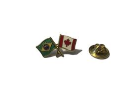 Pin da bandeira do Brasil x Canadá