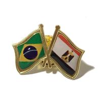 Pin Da Bandeira Do Brasil X Egito