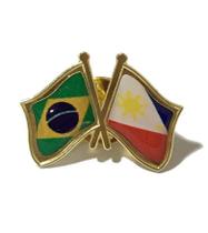 Pin Da Bandeira Do Brasil X Filipinas