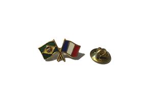 Pin da bandeira do Brasil x França