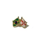 Pin Da Bandeira Do Brasil X Irlanda Do Norte