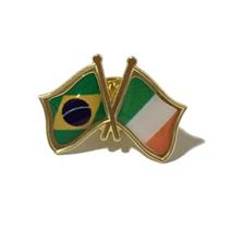 Pin Da Bandeira Do Brasil X Irlanda