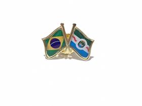 Pin Da Bandeira Do Brasil X Maceió - Mundo Das Bandeiras