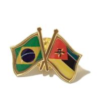 Pin Da Bandeira Do Brasil X Moçambique