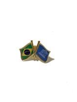 Pin Da Bandeira Do Brasil X Unesco