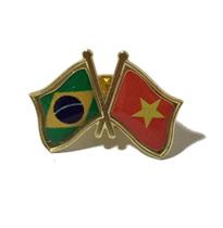 Pin Da Bandeira Do Brasil X Vietnã