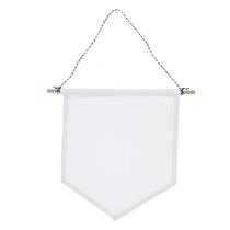 Pin Wall Display Banner Esmalte Selo de Lapela Bandeira Decor de Banner Sala de Bandeira - Branco - M