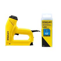 Pinador Grampeador Elétrico Stanley Tre550 +1 000 Grampos 1/2