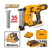 Pinador Pneumático 18ga modelo "F" a Bateria 20v Bivolt