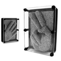 PinArt 3D Pinos de Metal 20x15cm Quadro de Pinos Decorativo, Brinquedo Antiestresse e Presente Criativo
