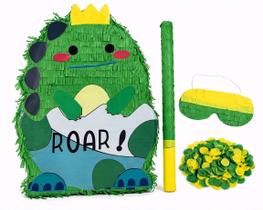 Piñata de Dinossauro FORENEE com Taco, Venda e Confete Piñata de Dinossauro FORENEE com Taco, Venda e Confete