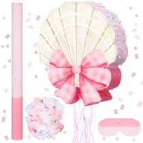 Piñata Feifeiya Coquette Pink Bow Shell Pink Girls Party