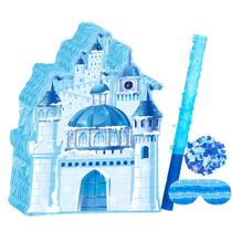 Piñata JZLiner Castelo de Princesa Inverno 41x30x7 cm Conjunto Piñata JZLiner Castelo de Princesa Inverno 41x30x7 cm Conjunto