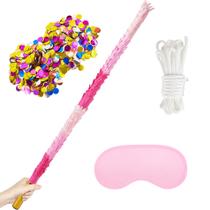 Piñata Stick PCFING 76 cm, PVC rosa, muito resistente para crianças e adultos