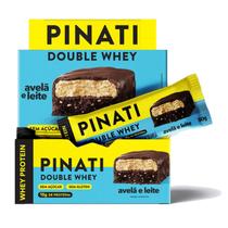 Pinati Double Whey Leite Com Avelã 50G Display 12Un