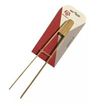 Pinça 25cm Japonês Salada Churrasco Bambu Pegador