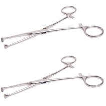 Pinca Allis 15Cm Inox 5X6 Dentes Tecidos E Inino Kit 2 Pinca Allis 15Cm Inox 5X6 Dentes Tecidos E Inino Kit 2