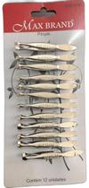 Pinça Cartela Com 12 Unidades Max Brand Cod 2140 Pinça Cartela Com 12 Unidades Max Brand Cod 2140