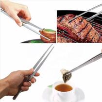 Pinça Culinária De Inox Pegador Gastronomico De 22 Cm