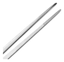 Pinça Culinária Inox 30cm Profissional Chef Gastronomia Multiuso Empratamento Bar Drinks-Mimo Style