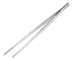 Pinça Culinária Inox 30cm Profissional Com Serrilha Reta