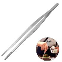 Pinça Culinária Pegador Profissional Em Aço Inox 30cm Pinça Culinária Pegador Profissional Em Aço Inox 30cm