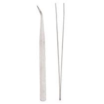 Pinça Curva Sem Pescador ajudando a deslizar o friso no aparelho