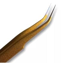 Pinça Curvada Alta Precisão Dourada - Helen Color Pinça Curvada Alta Precisão Dourada - Helen Color