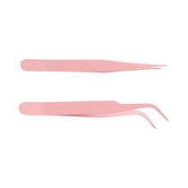 Pinça De Aço Inoxidável Com Design De Macaron Para Cílios, Decoração De Unhas, Adesivos De Pinça De Aço Inoxidável Com Design De Macaron Para Cílios, Decoração De Unhas, Adesivos De