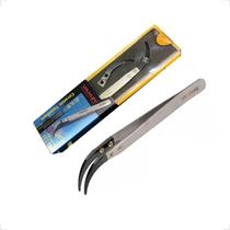 Pinça de Ceramica Curva AntiEstatica De Precisão Com Ponta Isolada Resistente Yaxun Yx 259b Pinça de Ceramica Curva AntiEstatica De Precisão Com Ponta Isolada Resistente Yaxun Yx 259b