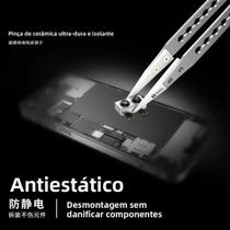 Pinça De Cerâmica Ultra Resistente 2UUL TW31 Antiestática Para Reparo De Chips Móveis, CPU, IC E PCB