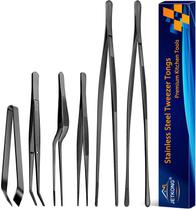 Pinça de cozinha JETKONG 6 peças de aço inoxidável de 30 cm e 16 cm