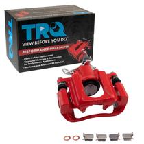 Pinça de freio TRQ traseira esquerda com suporte vermelho Dodge Journey 09-13