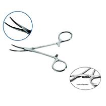 Pinça de Pesca 16cm Curva Inox - Trava de Segurança