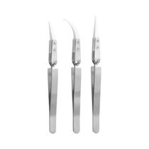 Pinça De Precisão Em Cerâmica De Titânio Antimagnética Profissional Para Reparo De Placas-Mãe De
