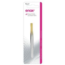 Pinça Design Sobrancelha Ponta Dourada Reta 700 - Enox