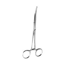 Pinça Hemostática De Aço Inoxidável Curva Reta Com 16, 18 E 20CM De Comprimento