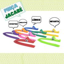 Pinça infantil Jacaré Fortalece e Desenvolve a Coordenação motora fina e movimento (2 UNIDADES)