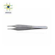 Pinça Inox Adson com Serrilha 12cm Ponta Fina - Aço Inoxidável - Instrumento Cirúrgico