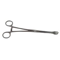 Pinca inox schroeder 25cm 2x2 dentes para colo uterino