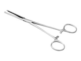 Pinça kocher 16 cm 1x2 dentes reta (hemostatica)