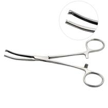 Pinça Kocher Curva 16cm Aço Inox