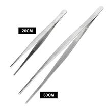 Pinça Longa De 20CM E 30CM Com Dentes Para Churrasco, Ferramenta De Cozinha, Jardim E Medicina