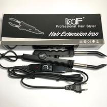 Pinça Mega Hair Alongamento Loof Anatômica, Bivolt Profissional Aquece Até 220 graus - mega hair e apliques